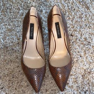 Snake Skin Pattern Heels